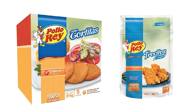 뽀요 레이(POLLO REY)사의 너겟 제품인 메달리온(ME-DALLONES) 튀김닭 상품.  사진=POLLO REY 홈페이지