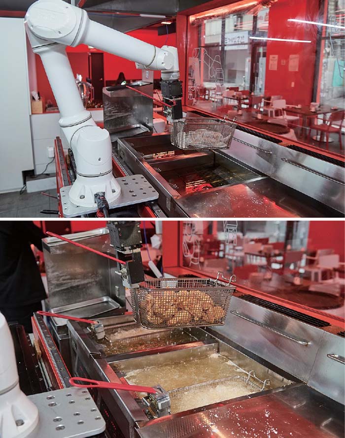 치킨로봇 프랜차이즈 ‘롸버트 치킨’은 2020년 1월 직영 1호점 오픈 이후 현재 6개의 직영매장을 운영 중이다. 2년 여의 직영점 운영을 통해 로봇 성능을 꾸준히 업그레이드하며 최적화, 이달부터는 가맹사업도 본격화한다.
